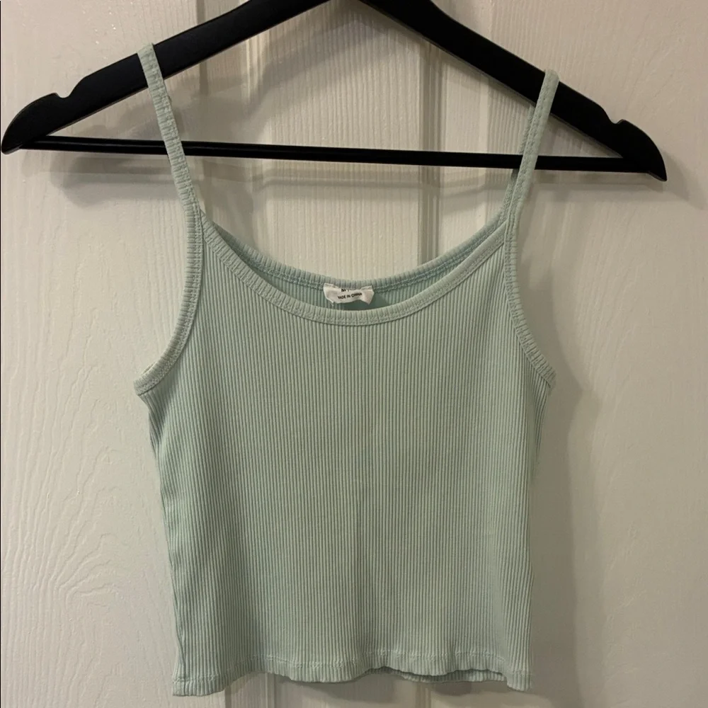 Cotton On Black and Green Ribbed Tank Top - Picture 5 of 9